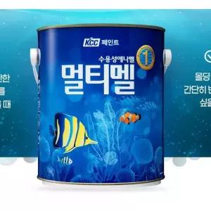 KCC페인트 홈앤멀티멜 유광 무광 오프화이트 0.9L 셀프인테리어 셀프 페인팅 방문 가구 벽지