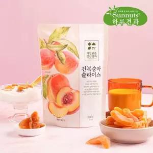 [하루견과] 복숭아함량90% 건복숭아슬라이스 220g