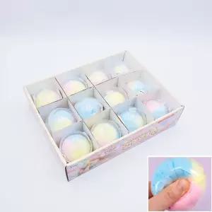 dr (12개 1박스 ) 아이스크림왁뿌말랑이 왁뿌볼 말랑이 왁스볼 왁스팝 스퀴시