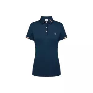 [아웃도어스/루이까스텔]여성 아이루카 배색포인트 카라 반팔 티셔츠