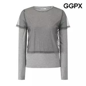 [GGPX] 레이스 레이어드 포인트 티셔츠 (GQ2TS006F)