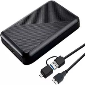 Tianken 500GB 울트라 슬림 휴대용 외장 하드 드라이브 USB 3.0 HDD 스토리지 - PC Mac 노트북 PS4 Xbox