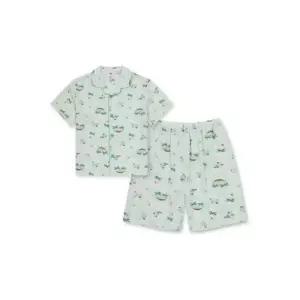 [백화점 정품] 25FW 탑텐 키즈 MKF5UI3814 공용) 카카오 레이온 5부 파자마 셋업