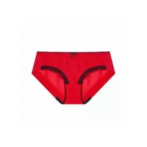 [하프클럽/에블린]에블린 블랙루즈_햄팬티 RED EBWQG1C60M