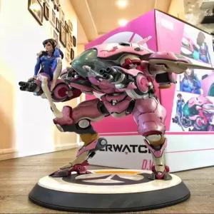 오버워치 DVA 미인 애니메이션 피규어 조형물 모델 장식 수집용 키덜트