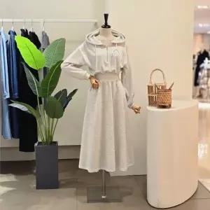 [대구백화점] [4CUS]반집업 밴딩 후드 롱원피스(FS6B9OP5326)