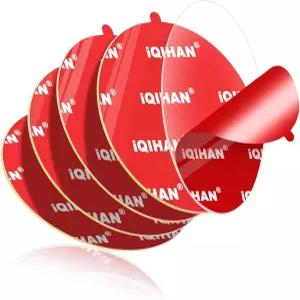 차량용 휴대폰 거치대용 스티커 접착 패드 5개 70mm/2.76인치 양면 강력 젤 마운팅 테이프 교체 키트 (흡착