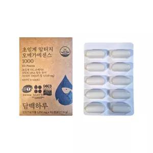담백하루 초임계 알티지 오메가 에센스 1000 1255mg x 30캡슐 2개_MZ