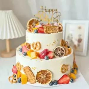 2단 모형케이크 티아라 인치 세트 생일케익 생일웨딩파티모형케이크 백일상