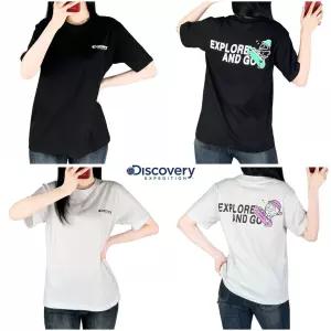 디스커버리 D 스케이트 면 반팔 티셔츠 - 봄 여름 신상(남여공용)