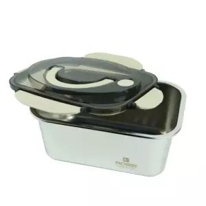 전자레인지 스텐 반찬통 음식 보관 밀폐용기 사각 국산 냉장고 정리용기