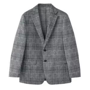 [하프클럽/에스티코]글렌체크 서커 자켓 블랙 (릴렉스핏) SJAWB02NCB