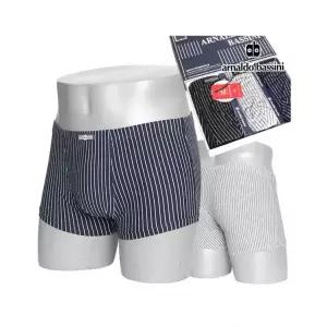 아놀드바시니 아날도바시니 스트라이프패턴 남성 면스판 드로즈팬티 3매입 305