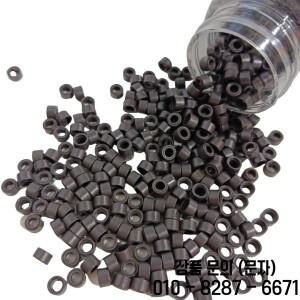 1000개 헤어 익스텐션 마이크로 링 비즈 4.0x2.0x2.7mm 실리콘 라이닝 도구용