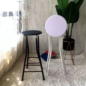 하이 스툴 접이식 바텐더 의자 키높이 아일랜드 식탁 높은 체어 카운터용