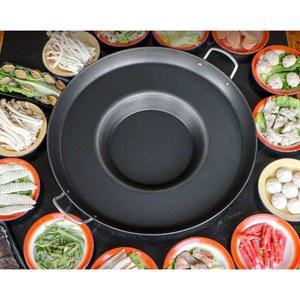 바베큐 일체형 냄비 캠핑용 호텔 표준 플레이트 화로 취사 탄소 캠핑 샤브샤브 소각로 구이