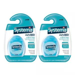 시스테마 스펀지 치실 40m 2개