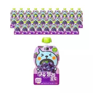 미닛메이드 쿠우젤리 포도 130ml, 30개