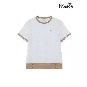 [하프클럽/울시]여성 컴포트 카라티셔츠 베이지_WOW52TSHBI