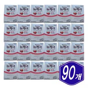 뉴케어 영양보충 딸기맛 200ml x 90개 간식 단백질 드링크 음료