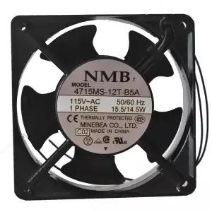 W NMB 4715MS-12T-B50/B5A/10T-B50 100V/115V 12cm 알루미늄 프레임 AC 냉각 팬
