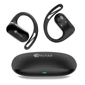 아남 귀안아픈 무선 이어폰 삼성 애플 핸드폰 블루투스 귀걸이형 이어버드/스마트폰/심플/음악/가벼운/런닝