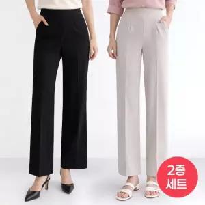 여성 매직터치 사방스판 슬랙스 2종세트