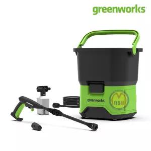 그린웍스 고압세척기 (40V 배터리/충전기 별도구매) 에어컨세척, 전기없