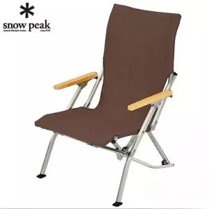스노우피크 로우 브라운 캠핑 체어 의자