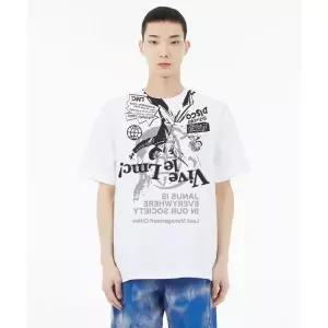 엘엠씨 VIVE LE AOP TEE white 324343