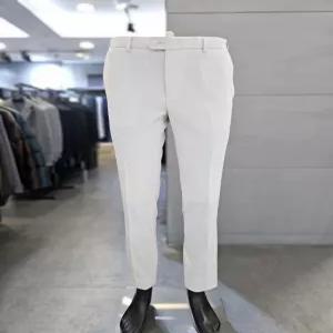 바쏘옴므 남자 봄 여름 바지 아이보리 스판 슬랙스 팬츠 WSA2PS09