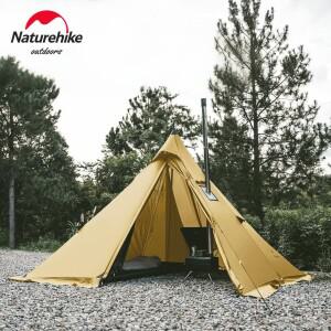 네이처하이크 랜치 파이어 티피 텐트 4계절 대형 피라미드 (스토브 잭 포함) 방풍 겨울 캠핑