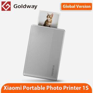 글로벌 버전 샤오미호환 휴대용 포토 프린터 1S 무선 블루투스 열전사 인쇄 ZINK 잉크리스 기술 스마트 사