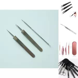 헤어 핀셋 족집게 쪽집게 미세 정밀 왁싱 눈/관리/압출기/제거기/압출/미용/눈썹/집게/제거/짜개/정리/세트