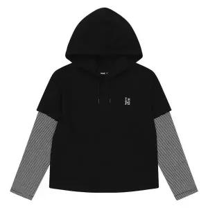 더센트럴 소이주니어 TC01 레이어드 슬림 후드티  26S1452