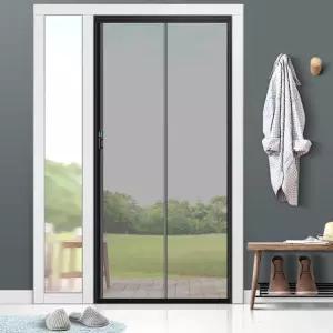 모기장 현관방충망 고급 현관문미닫이 접이식자바라 롤 자동출입문 틀교체 미세방충망