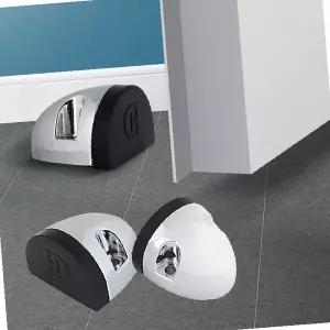 가정용 문틈 보호 반달형 바닥 고정 충격 안전 도어 스토퍼 현관 방문 쿵 소음