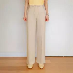 [시크라인] (~XXL까지) 페온 허리스트랩 세미 와이드 슬랙스 봄 가을 하객룩 오피스룩 모임룩 격식룩 빅사이즈