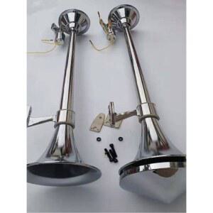 대형트럭 에어혼 덤프트럭 2개 노란색 사이렌 중장비 어선 크락숀 전기 A타입 덤프