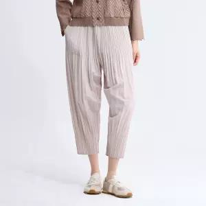[스타필드 하남 플리츠미]울 피치 리플 플로우 배기 팬츠_EPPTF325008