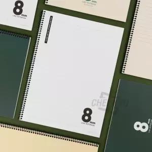 8mm 스프링노트 심플 (5개 1세트)