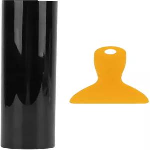 창문 틴트 필름 20x150cm 자동차 유리 단열 스크레이퍼가 있는 유니버설 윈드실드 선바이저 스트립