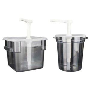 업소용 소스 펌프 디스펜서 뷔페 펌핑 세트 가열 시럽통 일반 4헤드 오일 소형 시럽