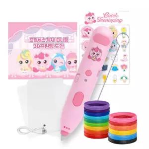 이지드로잉 캐치티니핑 3D펜 1400MAH 무선 PCL 저온 필라멘트 114m 포함