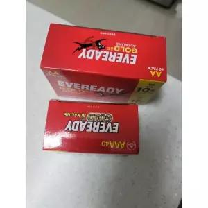 [에너자이저] 에버레디 알카라인 건전지 AA 40입+AAA 40입 (총 80입)