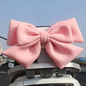 대형리본 스쿠터 헬멧 웨딩카 대형 세탁가능 오렌지