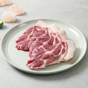 제주 한돈 1등급 미경산 암돼지 목살 1kg (진공포장)