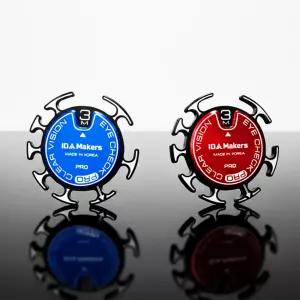 뉴 아이체크 비전 볼마커 퍼팅 거리측정기 기능성 골프마커 자석클립 볼마크