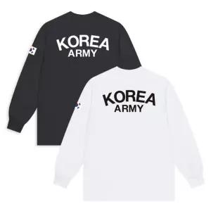 ABCYZ 코튼 육군 라운드 긴팔 티셔츠 7XL 키즈 주니어 라운드 빅사이즈 로카