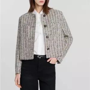 백화점 쉬즈미스 글리터 패치 포켓 트위드 자켓SWWJKP12100